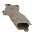 Chwyt Picatinny Angled Vertical Grip - Long - FDE - Strike Industries - SI-AR-CMAG-RAIL-L-FDE - 3