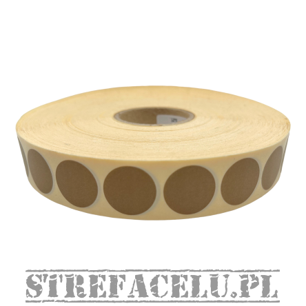 Zaklejki do przestrzelin fi20mm brązowa - 5tys. szt.