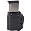 Ładownica IWB/OWB Kydex na 1 magazynek jednorzędowy 9mm/40SW - Carbon, Concealment Express CEX-940-SS-CF-MAG - 2