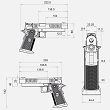 Pistolet Bul Armory SAS II Radical 5.4 kal. 9x19 - 9