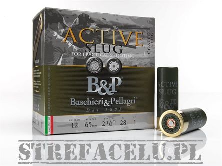Amunicja kulowa B&P Active Slug Practical Shooting 12/65