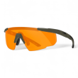 Okulary WileyX Saber Adv. Smoke / Clear / Rust Lens 308G / OD Green Frame - 5