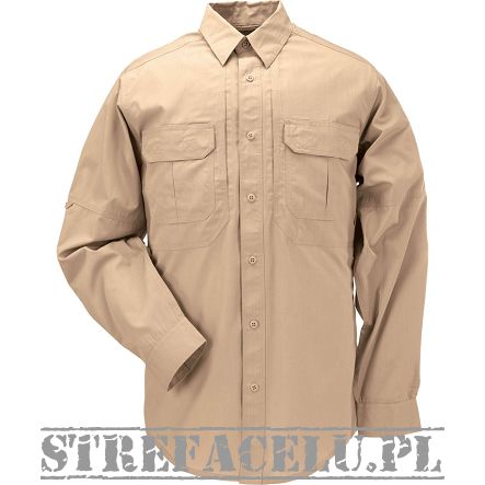 Men's Shirt, Manufacturer : 5.11, Model : Taclite Pro Long Sleeve Shirt, Color : Coyote