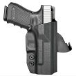 Kabura zewnętrzna prawa do pistoletu Glock 17/19/22/23/26/27/31/32/33/34/45, RH OWB kydex, kolor: czarny - 2