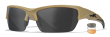 Eye Protectors, Manufacturer : WileyX, Model : Valor CHVAL06, Visors : 3, Frame : Matte Tan