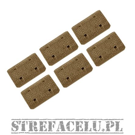M-LOK Rail Cover Type 2 (6pcs) - Magpul - FDE - MAG603-FDE