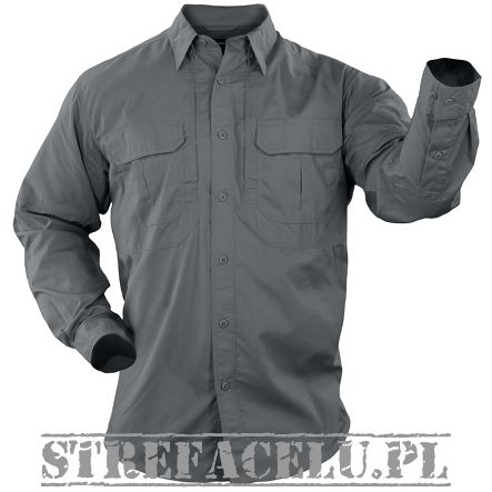 Men's Shirt, Manufacturer : 5.11, Model : Taclite Pro Long Sleeve Shirt, Color : Storm
