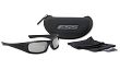 Okulary balistyczne ESS 5B Black Frame  Polarized Mirrored Gray Lenses - polaryzacyjne - uniwersalny - EE9006-03 - 2
