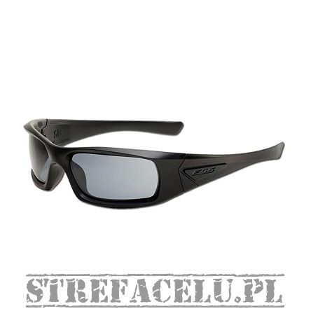 Okulary balistyczne ESS 5B Black Frame  Polarized Mirrored Gray Lenses - polaryzacyjne - uniwersalny - EE9006-03