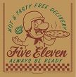 Patch, Manufacturer : 5.11, Model : Pizza Box Patch, Color : Brown
