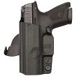 Kabura zewnętrzna lewa do pistoletu Beretta APX Compact, LH OWB kydex, kolor: czarny - 2