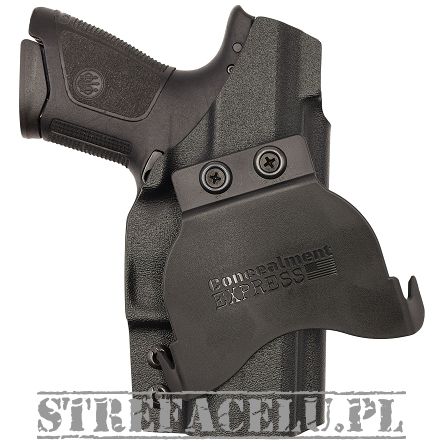 Kabura zewnętrzna lewa do pistoletu Beretta APX Compact, LH OWB kydex, kolor: czarny