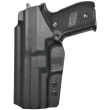 Kabura wewnętrzna prawa do pistoletu Sig Sauer P229 z szyną, RH IWB kydex, kolor: czarny - 2