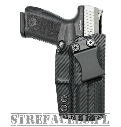 Kabura wewnętrzna prawa do pistoletu Canik TP9SF/Elite, RH IWB kydex, kolor: carbon
