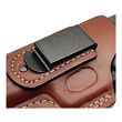 Leather Holster, Manufacturer : Falco Holsters (Slovakia), Type : 2in1 - IWB + OWB, Model : AM02-2329, Hand : Left, Color : Brown - 3