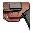 Leather Holster, Manufacturer : Falco Holsters (Slovakia), Type : 2in1 - IWB + OWB, Model : AM02-2329, Hand : Left, Color : Brown - 4