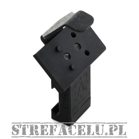 Mount For Collimator - Offset 45°, Manufacturer : Lambda Precision (Poland), Model : HRS LPW45+ (For C-MORE, DELTA Stryker, SIG Romeo 3 - Right Side), Color : Black