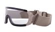 Gogle balistyczne ESS Jumpmaster - Tan - wizjer przez. - EE7035-04 - 2