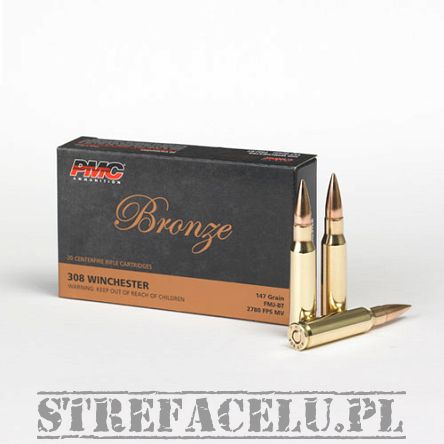 Nabój kulowy PMC FMJ 147grn// .308 WIN