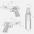 Pistolet Bul Armory 1911 Government kal. .45ACP, kolor: srebrny - 6