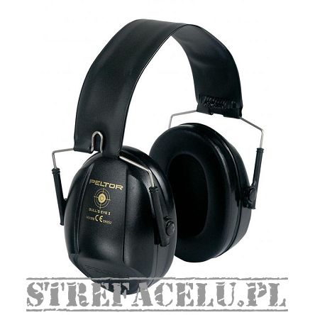 3M Peltor Bull`s Eye I black headphones - passive earmuff black