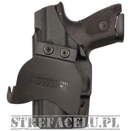 Kabura zewnętrzna prawa do pistoletu Beretta APX Compact, RH OWB kydex, kolor: czarny