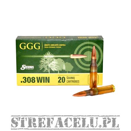 Amunicja HPBT .308Win. GGG GPX17 190grn 12,31g Sierra //.308Win