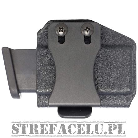 Ładownica na mag. jednorzędowy 9mm/40SW horyzontalna, OWB kydex, kolor: czarny
